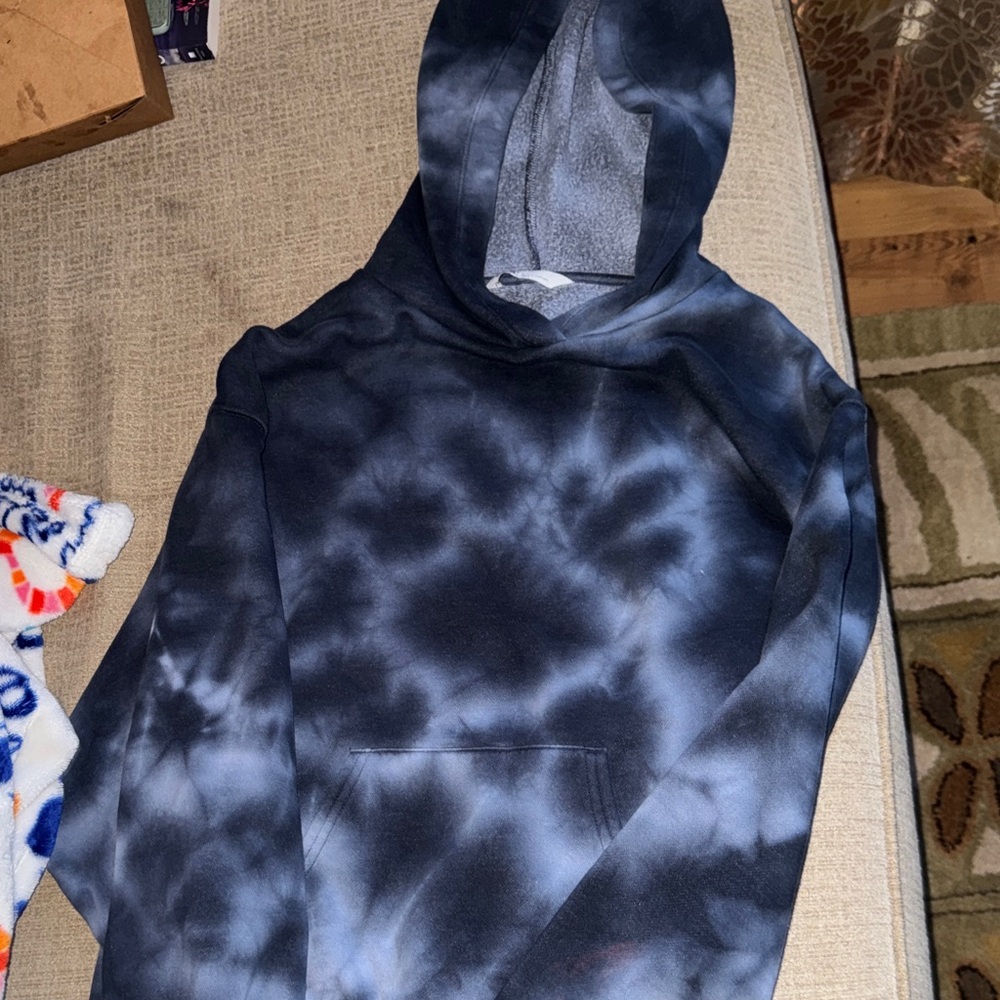DSG Navy Blue Tie Dye Hoodie